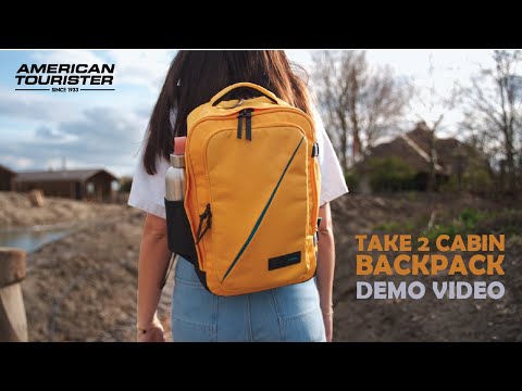 American Tourister Take2Cabin S Ryggsekk 24L Svart
