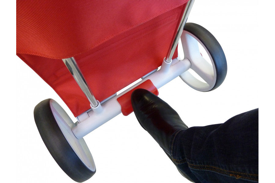 Rolser Com MF 8 Shoppingvogn Med To Store Hjul 53 LiterSvart