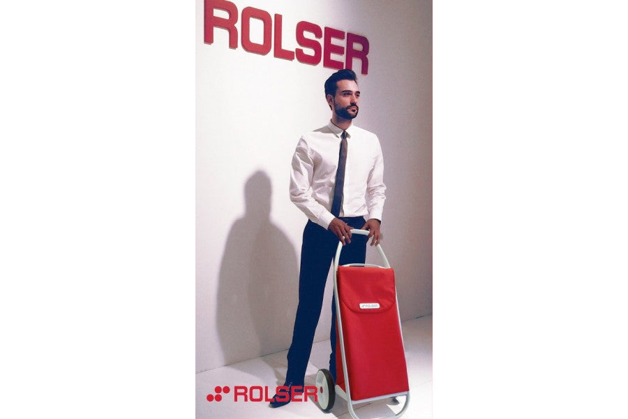 Rolser Com MF 8 Shoppingvogn Med To Store Hjul 53 LiterSvart