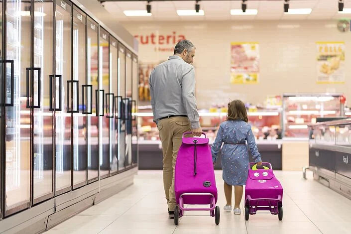 Rolser Monster Kid MF Joy Shoppingvogn med 2 hjul Rose