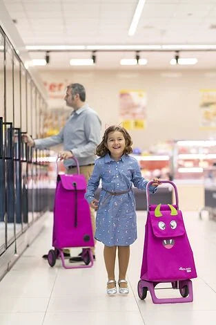 Rolser Monster Kid MF Joy Shoppingvogn med 2 hjul Rose