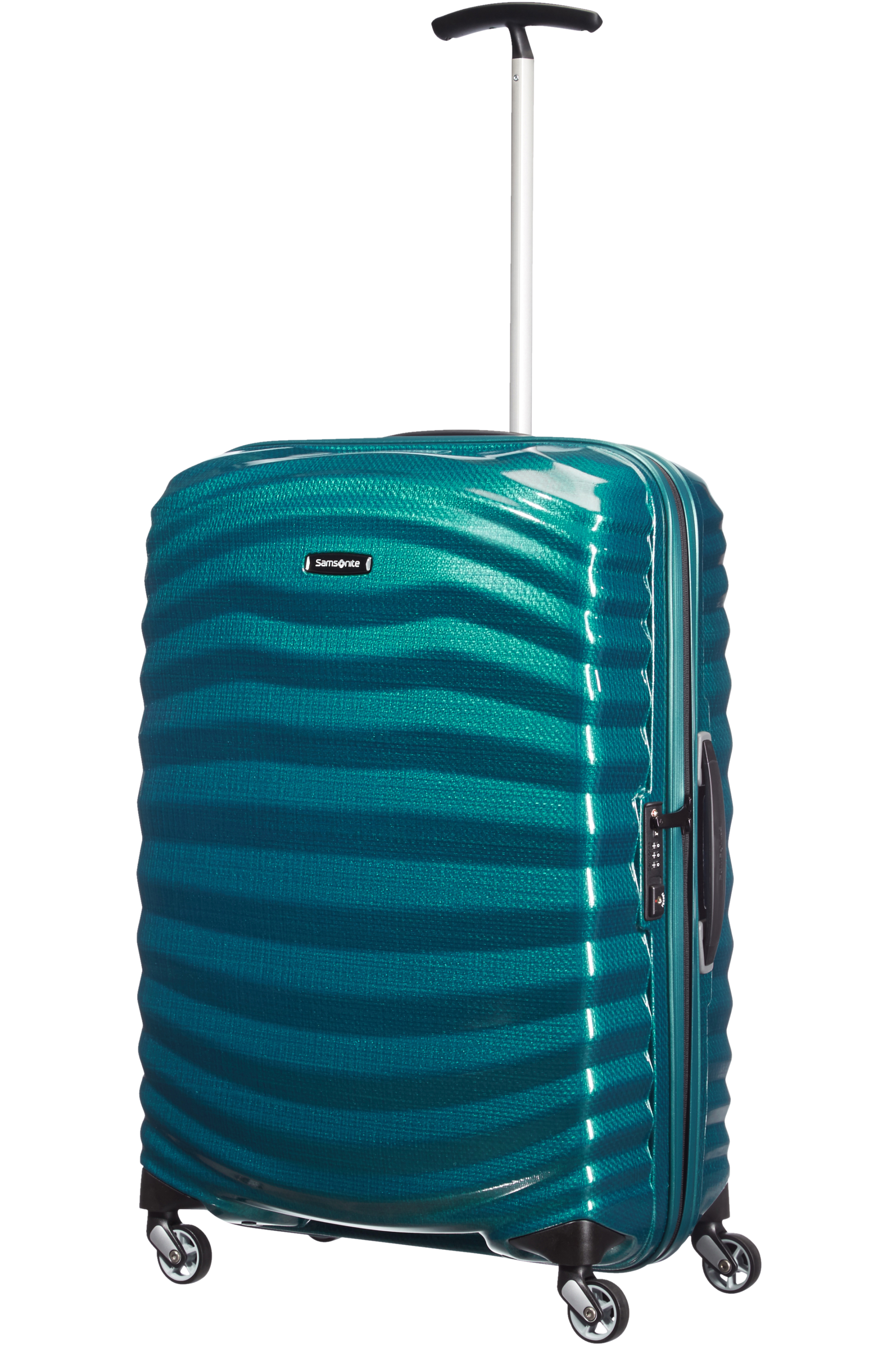 Samsonite Lite-Shock Superlett Mellomstor Koffert Petrol Blue