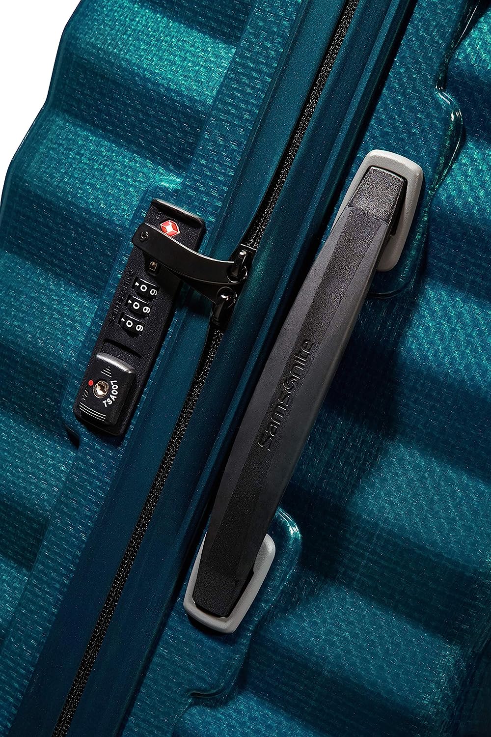 Samsonite Lite-Shock Superlett Mellomstor Koffert Petrol Blue