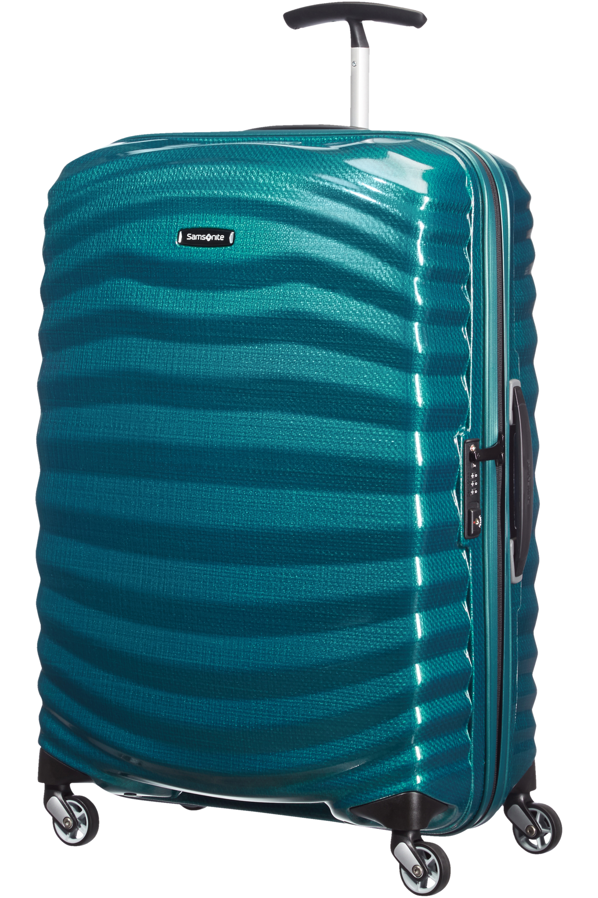 Samsonite Lite-Shock Superlett Mellomstor Koffert Petrol Blue