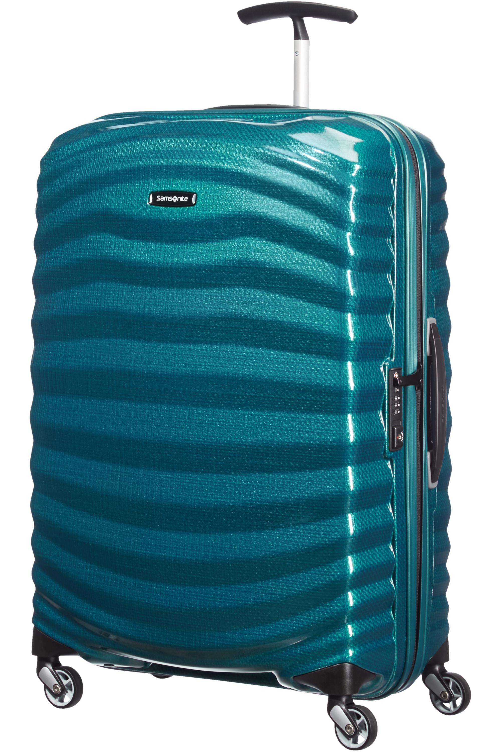 Samsonite Lite-Shock Superlett Mellomstor Koffert Petrol Blue