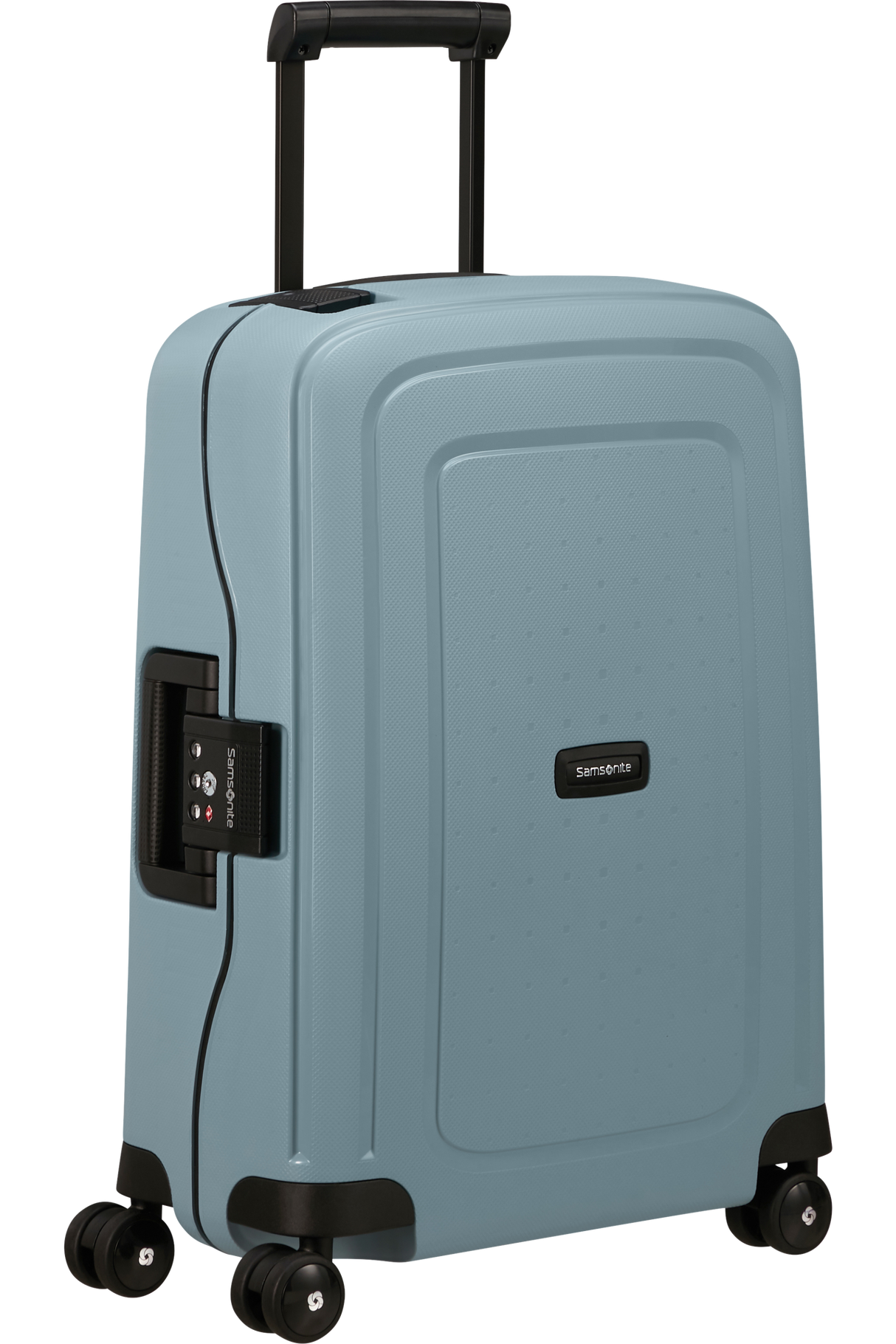 Samsonite S`Cure Hard Kabinkoffert Med 4 Hjul 55 cm Icy Blue