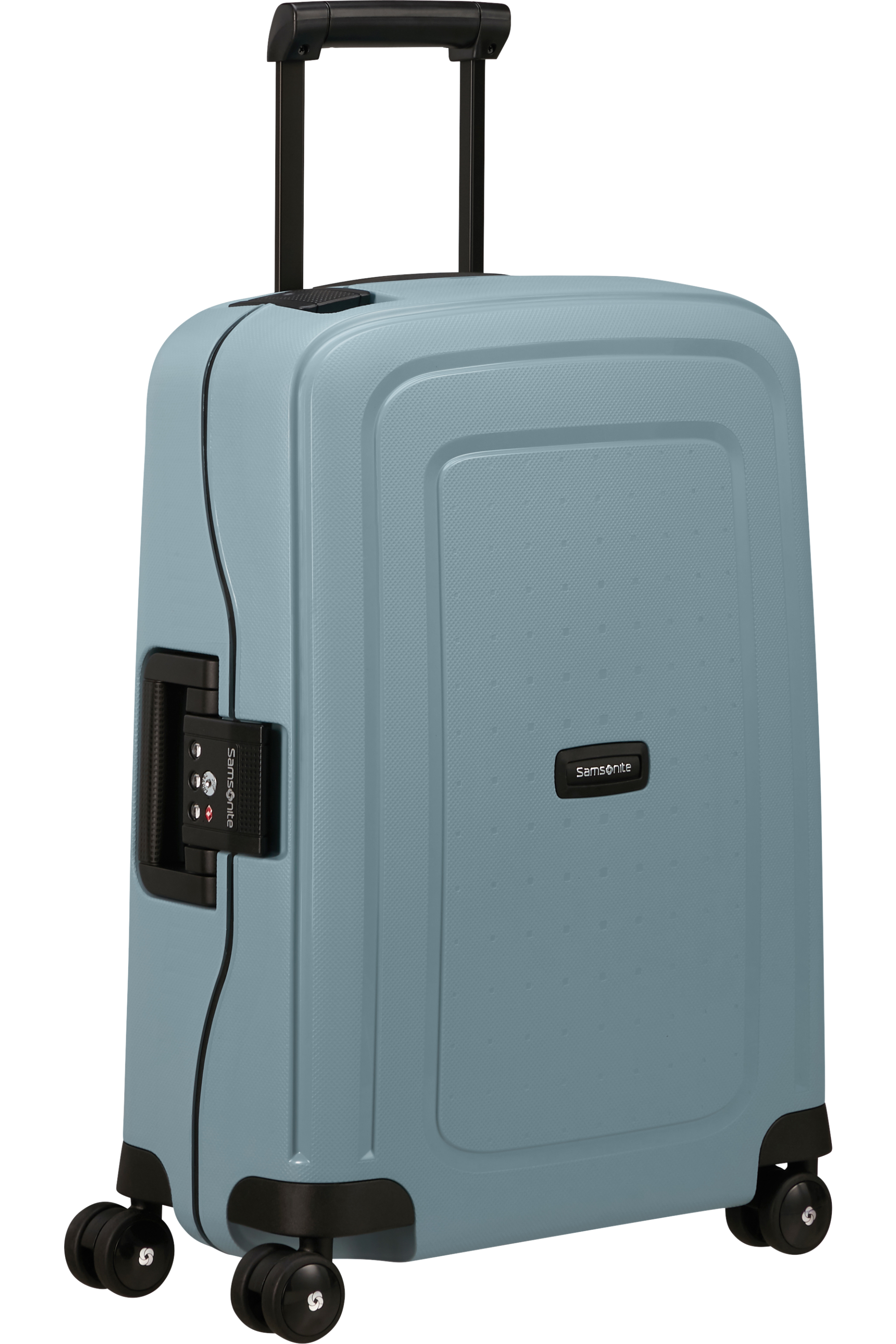 Samsonite S`Cure Hard Kabinkoffert Med 4 Hjul 55 cm Icy Blue