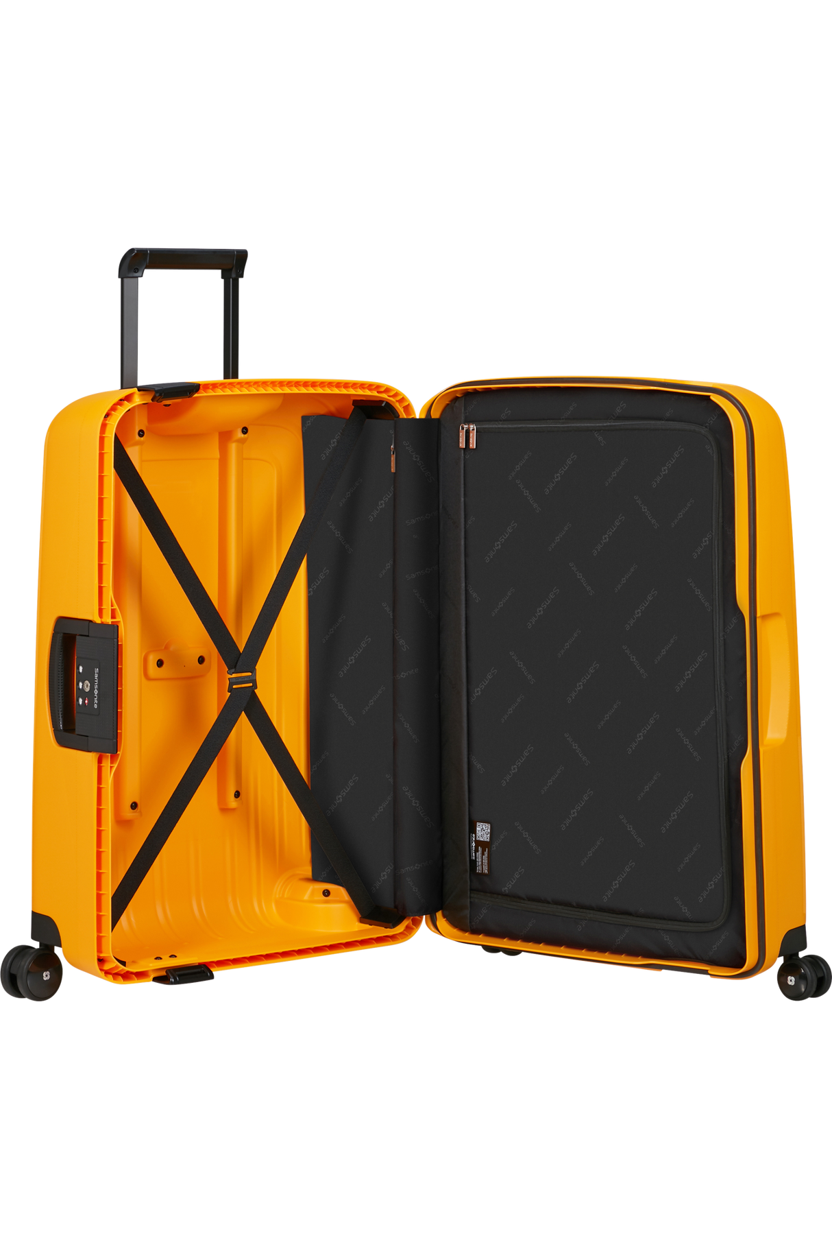 Samsonite S`Cure Hard Mellomstor Koffert Med 4 Hjul 69 cm Honey Yellow