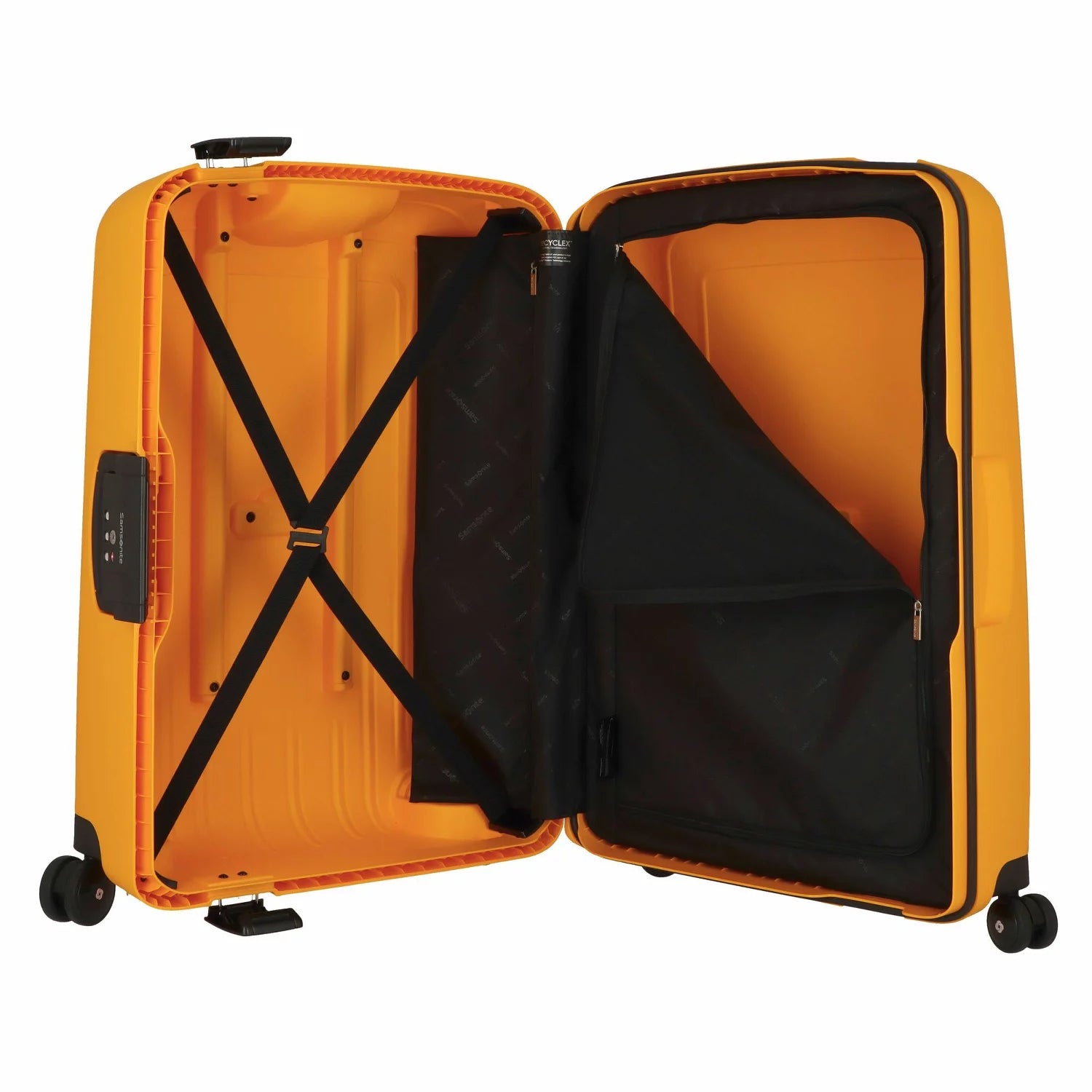 Samsonite S`Cure Hard Mellomstor Koffert Med 4 Hjul 69 cm Honey Yellow