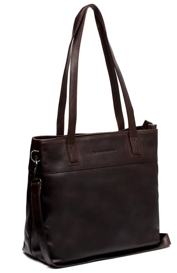 The Chesterfield Brand Nola Shopper I Skinn Brun