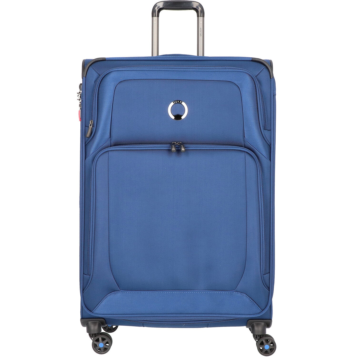 Delsey Optimax Lite Stor Utvidbar Koffert Med 4 Hjul 107 L Blå