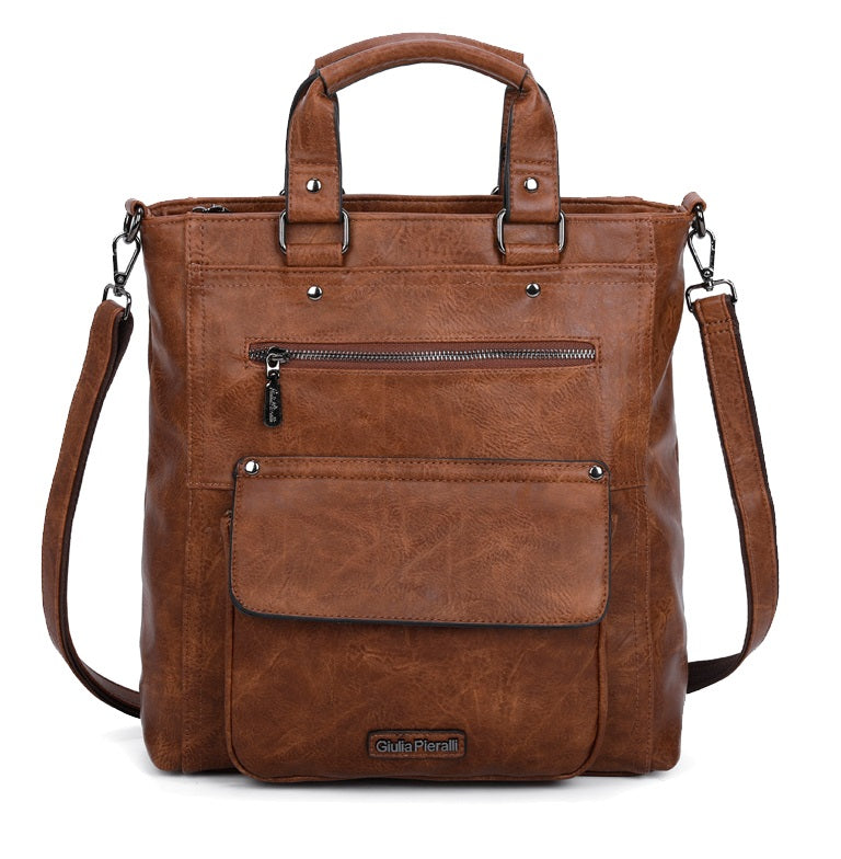 Giulia Pieralli Stor Toteshopper Cognac