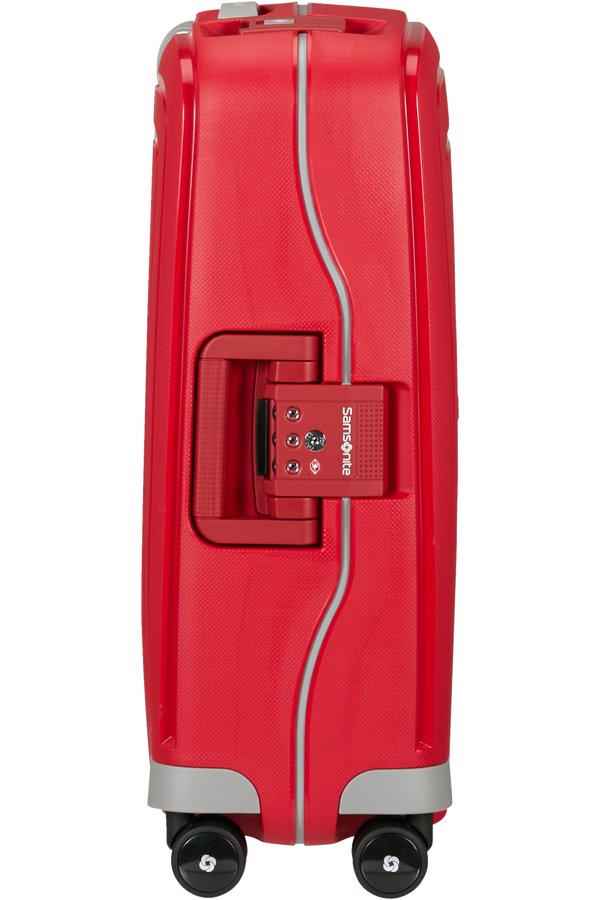 Samsonite S`Cure Hard Kabinkoffert Med 4 Hjul 55 cm Rød