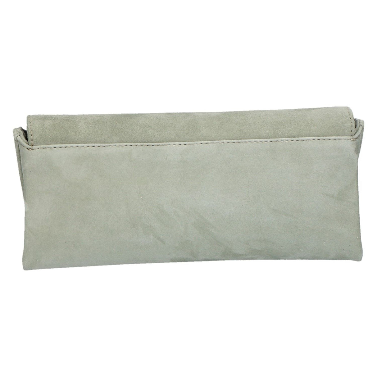 Unisa Zdream Clutch Veske i Semsket Skinn Grønn