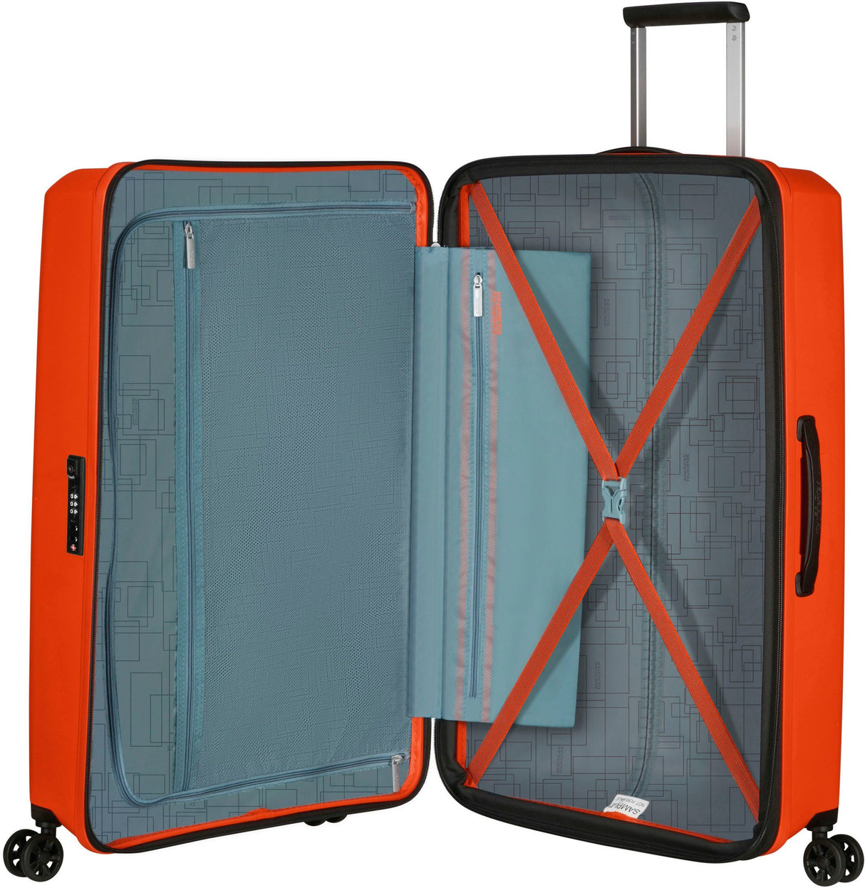 American Tourister Aerostep Stor Utvidbar 77 cm Koffert Bright Orange