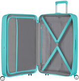 American Tourister Soundbox Mellomstor Koffert 67 cm Poolside Blue