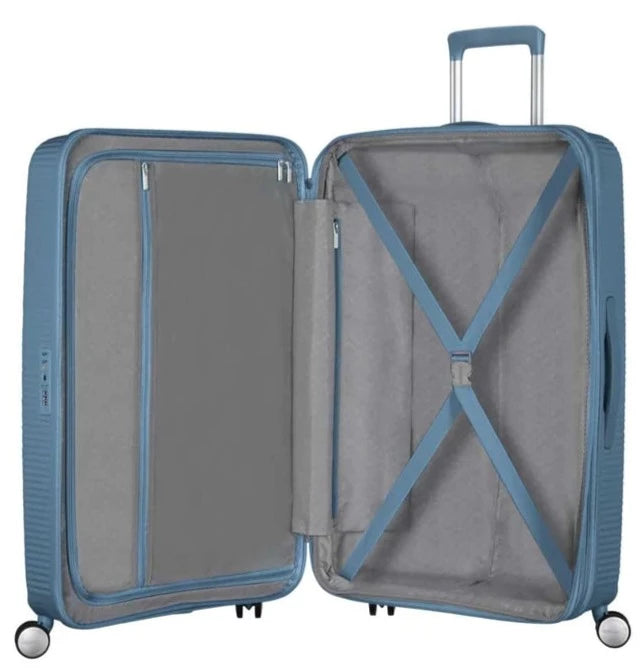 American Tourister Soundbox Stor Koffert 77 cm Stone Blue