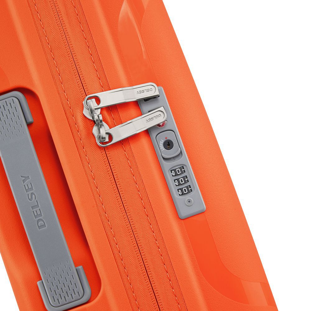 Delsey Clavel Hard Stor Utvidbar Koffert Med 4 Hjul 76 cm Oransje