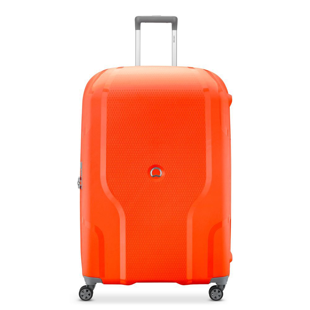Delsey Clavel Hard Ekstra Stor Utvidbar Koffert Med 4 Hjul 83 cm Oransje