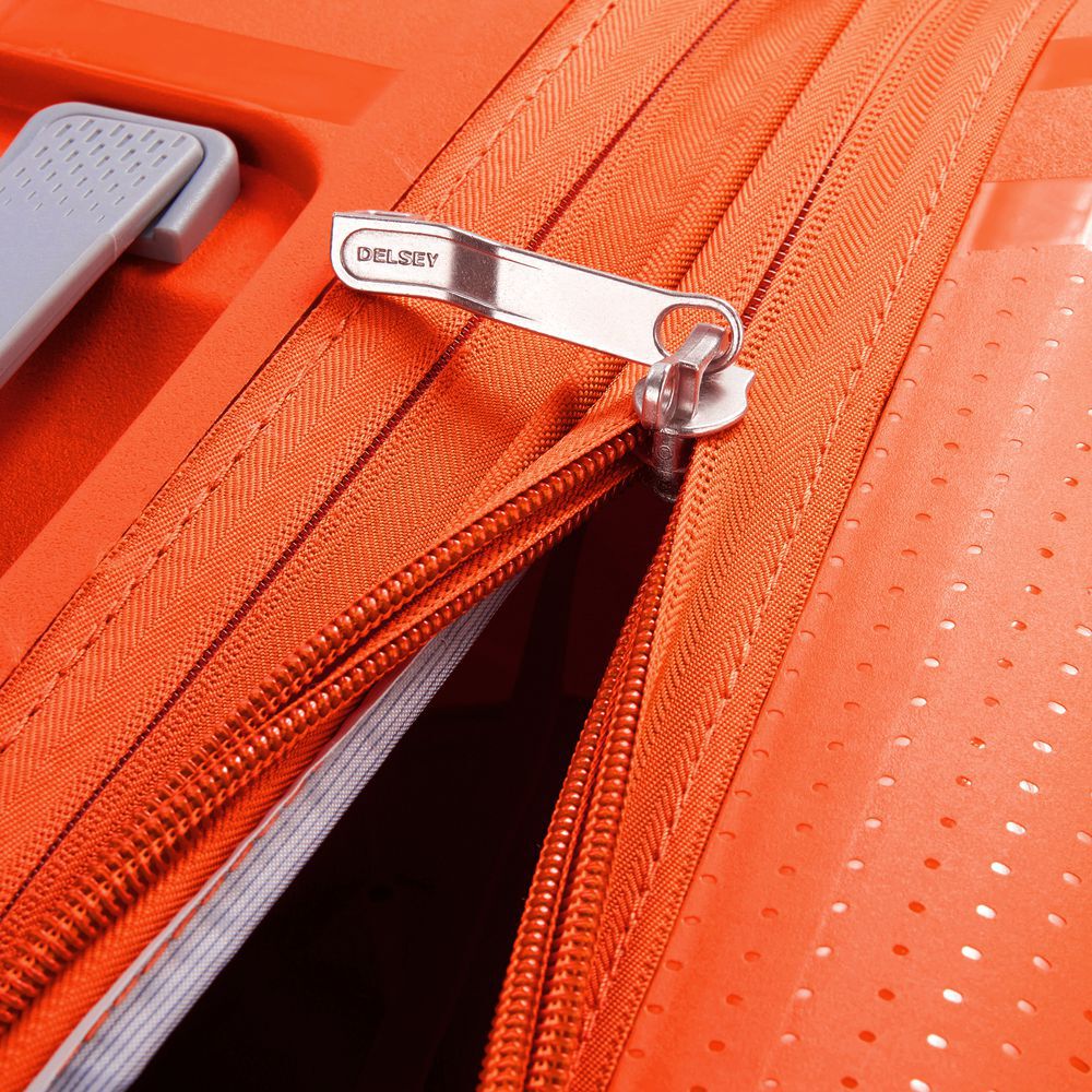 Delsey Clavel Hard Ekstra Stor Utvidbar Koffert Med 4 Hjul 83 cm Oransje