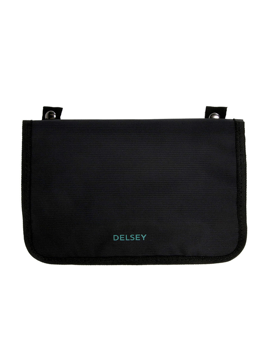 Delsey Helium DLX Utvidbar Stor Koffert Med 4 Hjul 4,4kg Svart