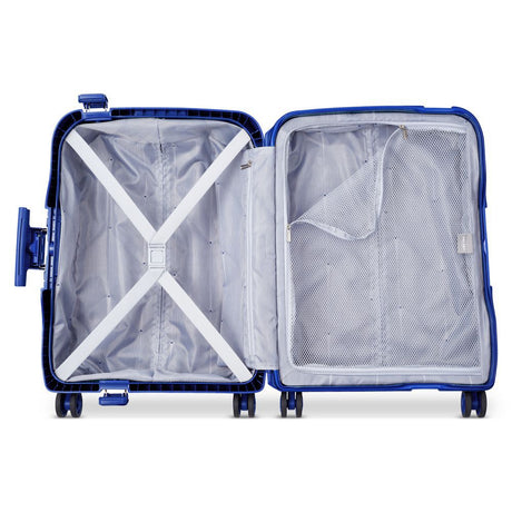 Delsey Moncey Hard Kabin Koffert Med 4 Hjul 55 cm Blå