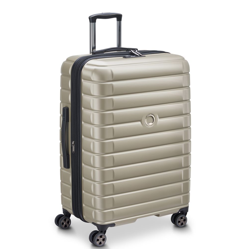 Delsey Shadow 5.0 Stor Utvidbar Koffert 116 Liter Beige