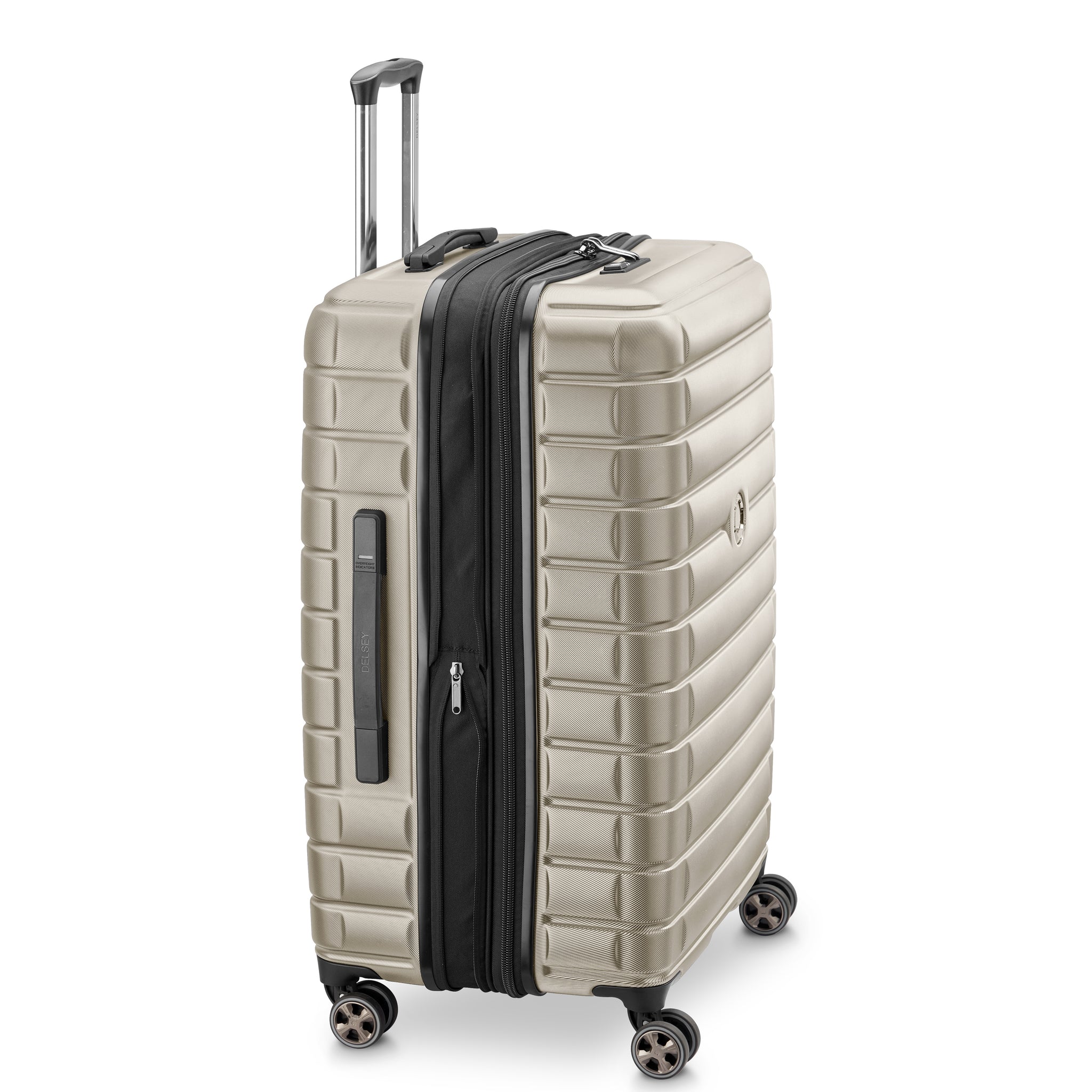 Delsey Shadow 5.0 Stor Utvidbar Koffert 116 Liter Beige