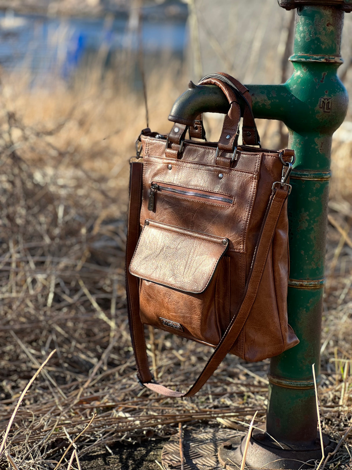 Giulia Pieralli Stor Toteshopper Cognac