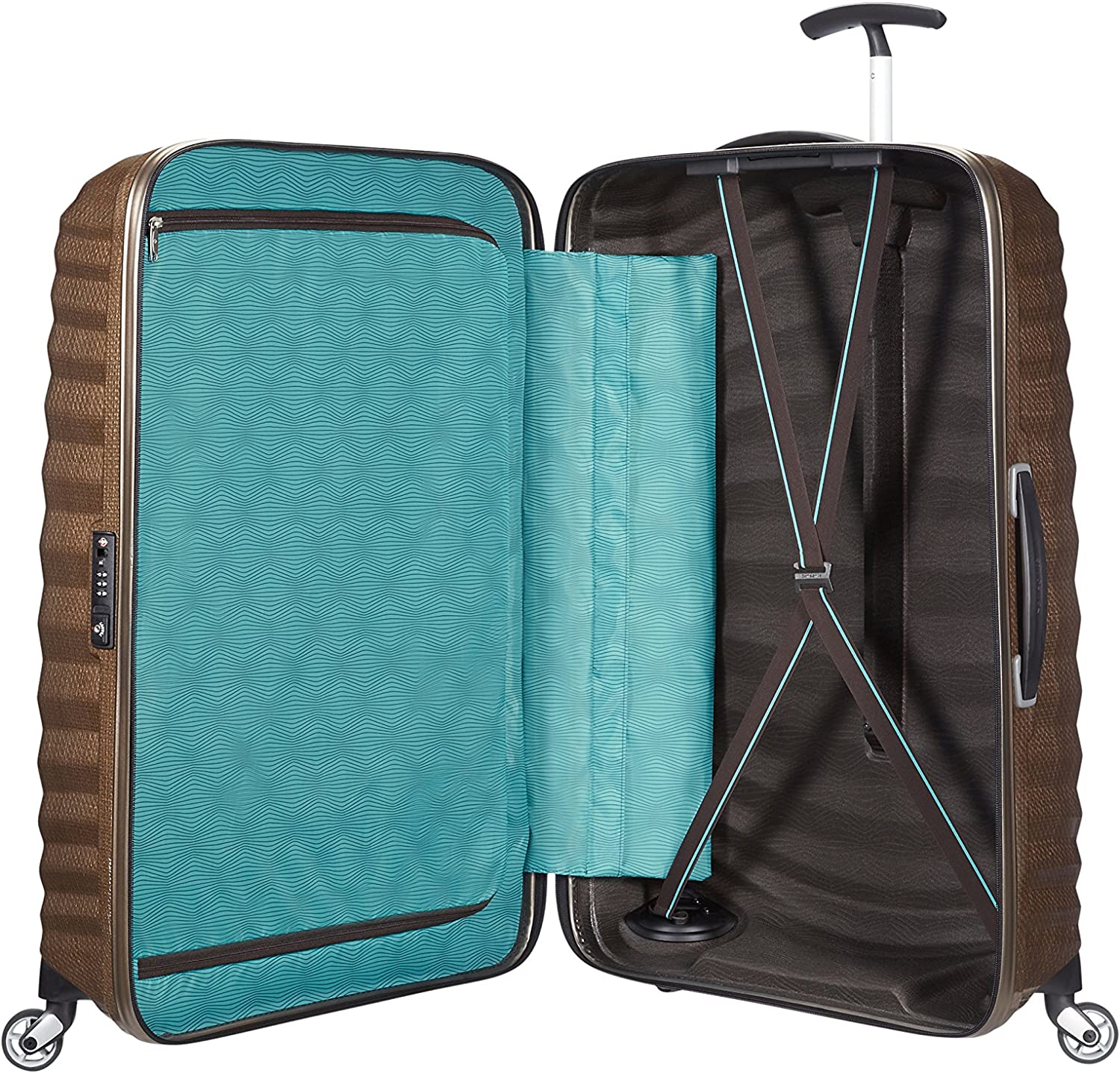 Samsonite Lite-Shock Superlett Stor Koffert Sand