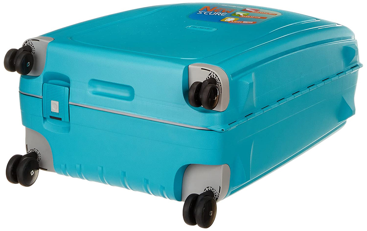 Samsonite S`Cure Hard Mellomstor Koffert Med 4 Hjul 69 cm Aqua Blue