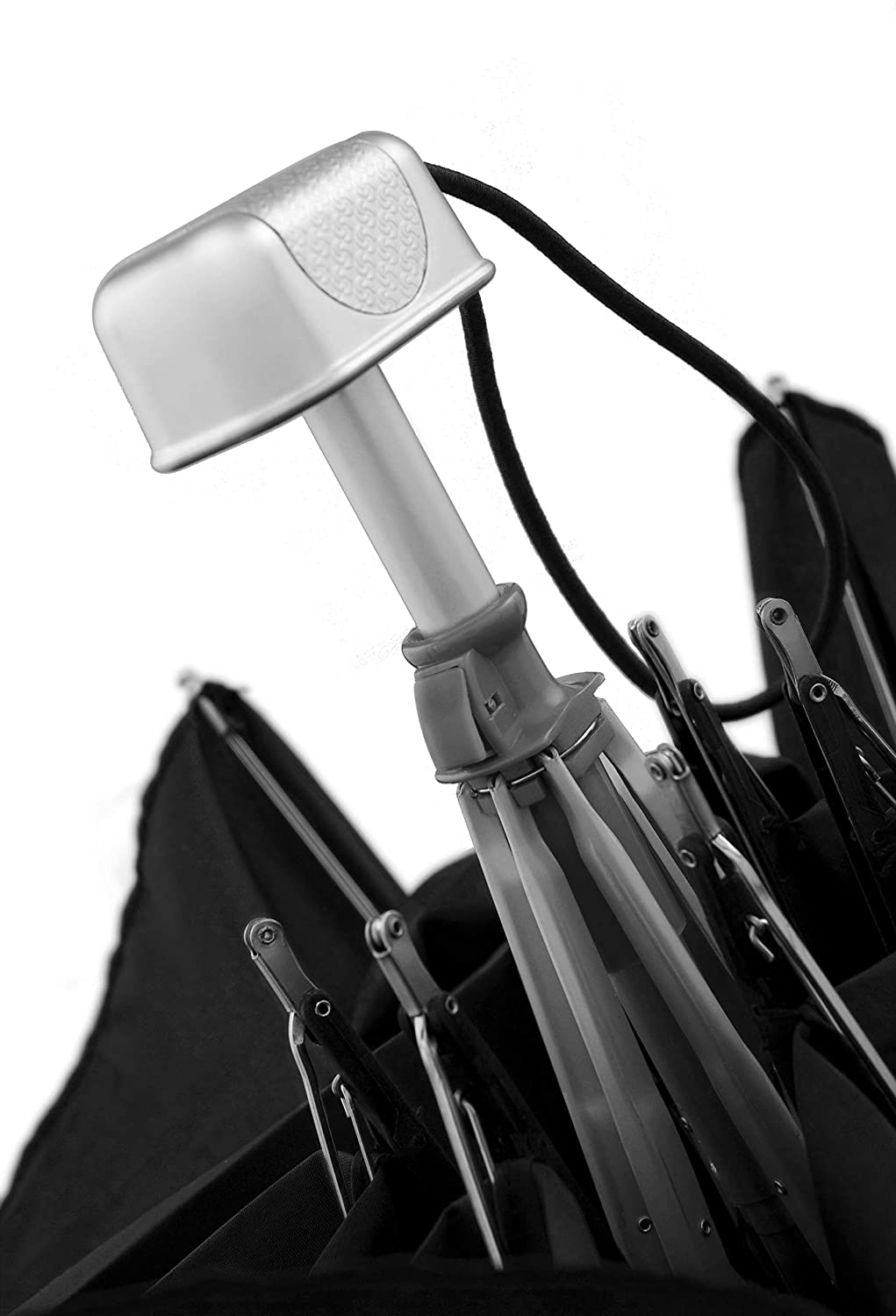 Samsonite Alu Drop S Lomme Paraply Med Manuell Åpning Lukking Svart